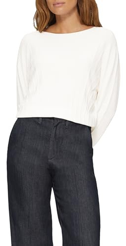 s.Oliver Schwarz LABEL Pullover mit Strukturmuster