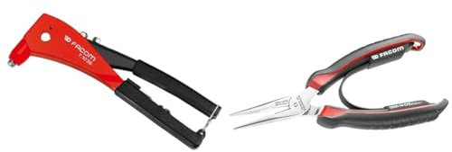 Facom FACY.103BPB Pince à riveter & Pince à Becs Demi-Ronds Droits 160 mm - 193A.16CPEB