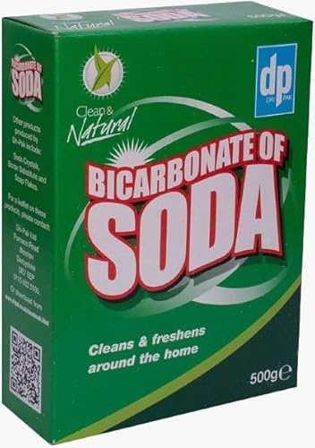 Bicarbonate of Soda for Cleaning 500 Gram Baking Soda, Natural Bicarbonate of Soda, Non Toxic Pure Sodium Bicarbonate Powder Home Cleaning & Bath Floors Appliances Countertops (500 Gram)