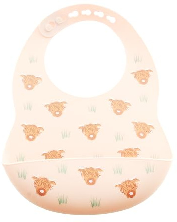 Ziggle Premium Silicone Baby Bib - Waterproof, Soft & Adjustable – BPA Free, Easy Clean, Mess-Free Feeding – Ideal for Babies & Toddlers - Unisex Design, Durable & Comfortable