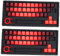 Uonlytech 2sätze Unique Keycaps Für Mechanische Tastaturen DIY Tastatur Zubehör Mit Farbenfrohen Langlebigen Tasten Für Gaming Und Büroanwendungen Passend Für Modelle
