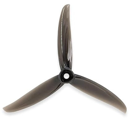SPARKHOBBY Gemfan Vannystyle Vanover 5136 5.1X3.6X3 3-Blade PC CW CCW Propeller 5 mm Loch für 5 Zoll FPV-Renn- und Freestyle-Drohnen Zubehör (4 Paar, 5136 Schwarz)