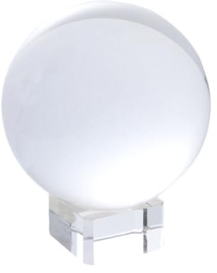 PRETYZOOM Esfera solida decoración China Adornos claros Decoraciones de la Tierra decoración de Mesa cristalball Bolas Transparentes Bola de Cristal Transparente Esfera de Bola de Cristal