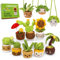 BUOKKON Beginner Crochet Kit for Adults, 11 Pcs Potted Plant Crochet Kit, Crochet Starter Kit with Step-by-Step Video Tutorials, Learn to Complete Crochet Kit Plant Family