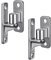 Nsssunnre Stainless Steel Gate Hinges, 2set Wall Mount Gate Hinges for Farm Gates, with Non-Welding Chain Link Fence Parts 5/8Inch