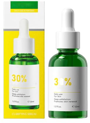 AHA 30% Peeling Solution,Peeling-Lösung AHA 30%,Fruchtsäurepeeling Gesicht,Gesichtsserum,Alle Hauttypen,30 ml