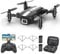 T25 Mini Drohne mit Kamera, Faltbare FPV WiFi Drohnen, Live-Übertragung, Headless-Modus, Schwerkraftkontrolle, RC Quadrocopter für Anfänger & Erwachsene, 2 Batterien