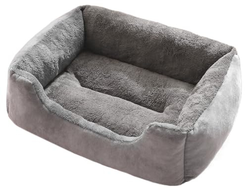 Kleines Hundebett – Haustierbett für Welpen und Kätzchen mit rutschfester Unterseite – Welpen-Kuscheltier beruhigend schlafen wärmend Sofa Couch für Balkon, Kiste, Innenraum, Wohnzimmer, Outdoor