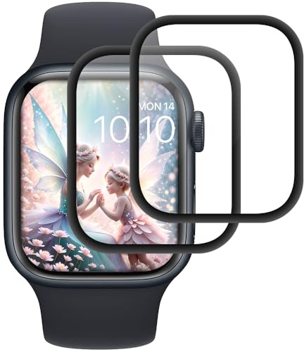 Beukei Protector de Pantalla Compatible con Apple watch Series 6/5/4/SE 40mm, 2 Piezas protector pantalla movil, [Cristal Dureza 9H] [Anti-Rayaduras] vidrio templado