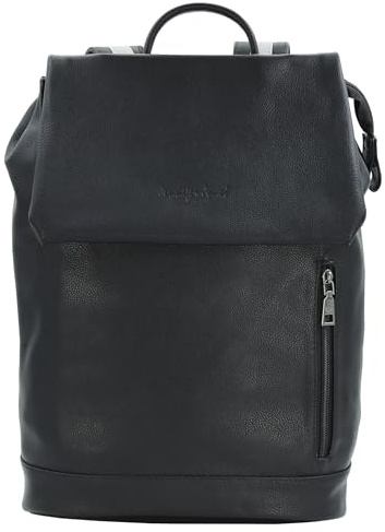 JENNIFER JONES Damen Daypack mit Tabletfach, gepolstert | 14 Liter Rucksack Anti Diebstahl Fach, Freizeit Schule Büro, Schwarz