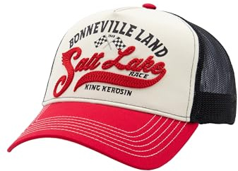 King Kerosin Herren Trucker Cap Im Racing-Style Bonneville Land Salt Lake