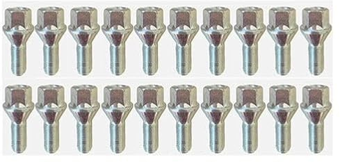 Kit 20 Bullone Ruote 12x1,25 Testa con Chiave da 19 Specifici per COMPASS Prodotte dal 07/2017 al 02/2021 - CHEROKEE prodotte dal 2014 in poi - SH11/S