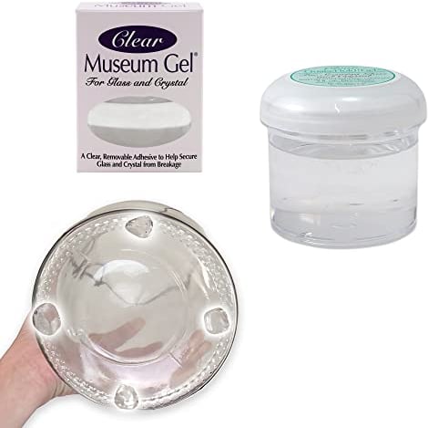 Adhesivo de gel transparente para cristal, cristal, delicados