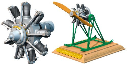 Roden 621 Modellbausatz Gnome Monosoupape 100 h.p