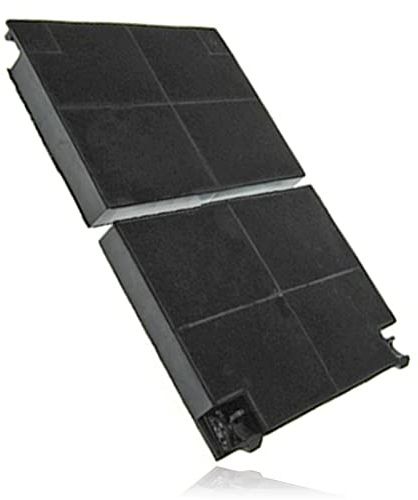 SPARES2GO Type EFF70 Charcoal Carbon Filter For Electrolux EFG5002 EFG514 EFG520 EFG525 Cooker Hood Vent (193 x 135 x 20 mm, Pack of 2 Filters)