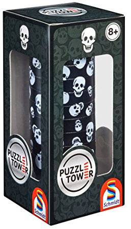 Schmidt Spiele – 56909 – Puzzle Turm – Totenkopf – 10 Teile