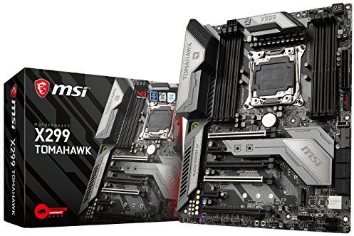 MSI Intel X299 TOMAHAWK Chipset LGA 2066 DDR4 SDRAM Motherboard - Black