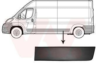 Van Wezel Leiste seitenwand hinten Links 0982415 | Kompatibel mit: CITROËN JUMPER II Bus, JUMPER II Kasten, JUMPER II Pritsche/Fahrgestell, FIAT DUCATO Bus, DUCATO Kasten