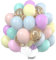 PartyWoo Pastel Balloons, Pack of Pastel Colour Balloons, Pastel Latex Balloons, Pastel Coloured Balloons for Unicorn Birthday Decoration, Unicorn Party Decoration, Rainbow Birthday (Multicolour)