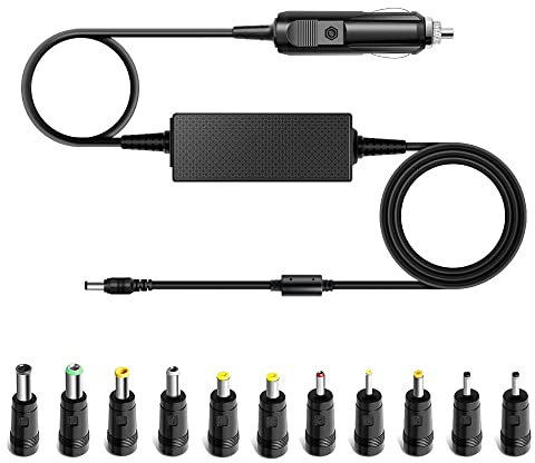 TAIFU 65W Car Charger 12V-24V DC Adapter for HP ASUS Philips AOC MSI Monitor,NiPoGi CK10/Intel NUC/Beelink/MINISFORUM Mini PC,Lenovo Acer Toshiba Laptop JBL Bose Sony Samsung LG Soundbar Power Supply