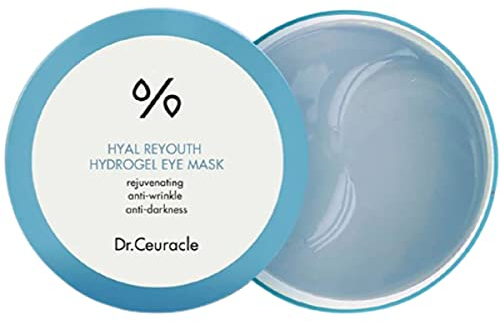 Dr.Ceuracle Hyal Reyouth Hydrogel Augenmaske Patch - Koreanische Augenklappen für Revitalisierung, Faltenpflege, leuchtende, straffende Wirkung (60 Patches)