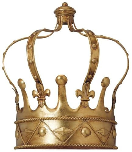 Casa Padrino Luxus Barock Wandleuchte Krone Antik Gold 40 x 20 x H. 45 cm - Handgefertigte Metall Wandlampe - Barock Wandleuchten