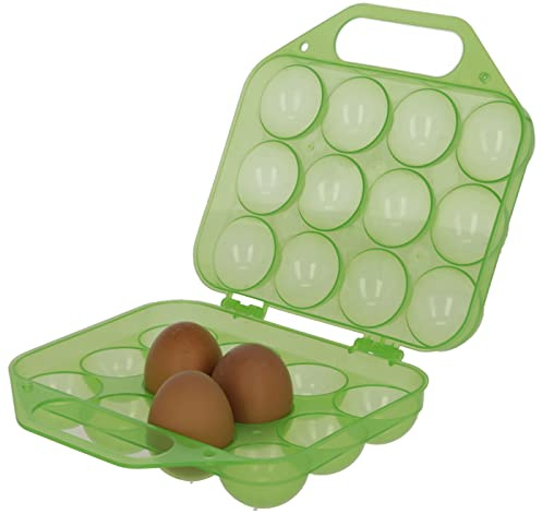 Eier Aufbewahrung aus Kunststoff für 12 Eier, grün