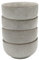Cooks Professional Set of 4 Nordic Dipping Bowls with Reactive Glaze | 11cm Small Modern Stylish Ceramic Stoneware Side or Dip Bowls | Microwave, Dishwasher, Oven & Freezer Safe Dinnerware | Grey