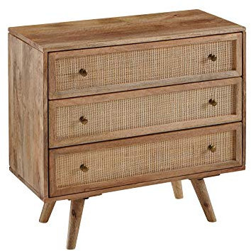 KADIMA DESIGN Massives Mango Holz Sideboard, Stilvoll & Funktional, Robustes und Elegantes Design