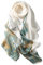 Silk Scarf Women Shawl Lotus Scarf Stain Neckerchief Head Wrap Thin Scarf Ladies Beach Shawl Vintage Bridal Scarf White Chiffon Scarf Muslim Colorful Cloth Christmas Scarf Belt (White-louts)