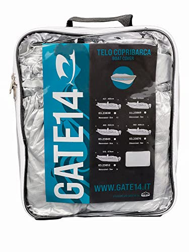GATE14® Funda Impermeable para Barco en poliéster 210 D Anti-UV Tamaño L