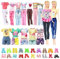 30 vestiti Compatibile con Barbie Bambole, 20 scarpe, 10 vestiti, 10 pantaloni per ragazze, regali di compleanno da 11,5 pollici, casuale