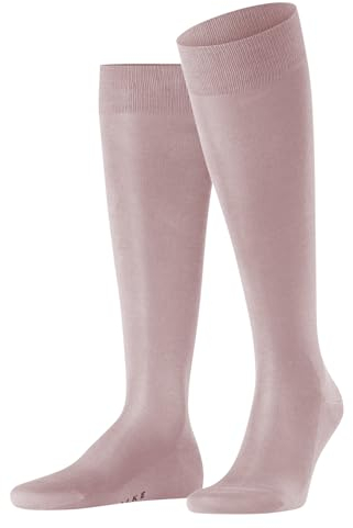 FALKE Tiago M Kh sostenibili cotone filo di Scozia al ginocchio tinta unita 1 paio, Calzini lunghi Uomo, Rosa Rose 8740, 43-44