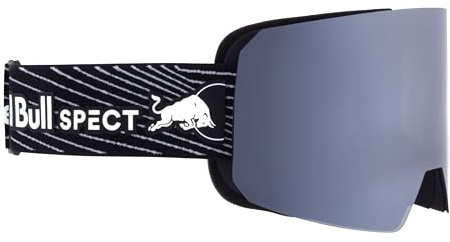 Red Bull Spect Eyewear Snow Goggle REIGN-01, Black/Brown with Gold Mirror