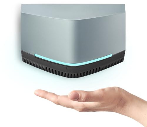 REVSQUARED HD350 Sèche-mains – Installation facile, plusieurs options de montage, sans contact, chaleur optionnelle, compact et certifié UL pour une utilisation commerciale/résidentielle (à la maison)