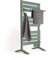 CREATE / Warm Towel 500W / Toallero eléctrico Verde Sage con Patas con Estante / 103x5x55 cm/para Suelo o Pared, Temporizador, Pantalla LCD, bajo Consumo