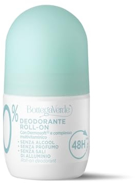 Bottega Verde - ZERO 0% - Deo Roll-On mit Dermosoft und Multivitamin-Komplex (50 ml)