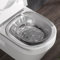 SITZ -Bad für Toilette, Sitzbad für Hämorrhoiden, tragbar über der Toilette, die Bidet Bidet Bidet für Hämorrhoiden nach der Geburt Private Care (Grau) 14x15x4