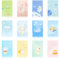 Ynkkvre 12 Stück Cute Cartoon Notizblock, Bunt Cartoon Tier Mini Notizbücher,7 x 10.5cm Kleine Tasche Tagebuch Notizblöcke,Tragbar Klein Notebook für Büro Familie Reisenotize.