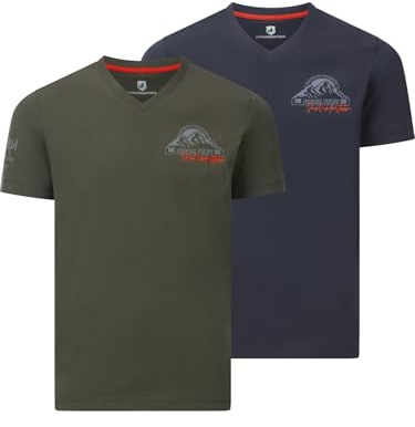 Jan Vanderstorm Herren Doppelpack T-Shirt Jendur