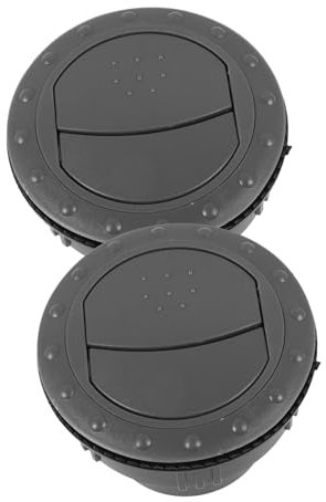 HOMSFOU Lot de 2 housses de grille d'aération rondes pour autobus, camping-car, installation facile, évacuation rapide de la fumée, design durable pour une utilisation