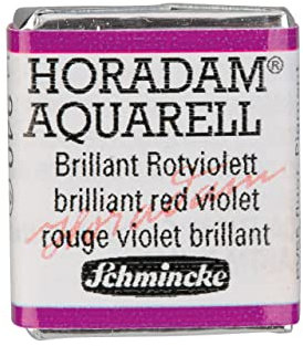 Schmincke – HORADAM® AQUARELL - feinste Künstler-Aquarellfarben, 940 Brillant Rotviolett, 14 940 044, 1/2 Näpfchen