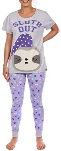 Harry Bear Womens Sloth Pyjamas