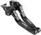 BXMoto Set leve freno in alluminio Regolabile nero Per TMAX 500 2008-2011; TMAX 530 SX DX 2012-2019;Tmax560