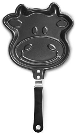 IBILI, Mini padella mucca moka, acciaio, antiaderente, adatta ai piani a induzione.