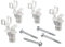 sparefixd Transit Bolts Kit to Fit Bosch Washing Machine