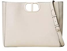 Twinset Milano Tote Tasche groß Twin Set Damen Farbe Elfenbein Code: 231TD8260 00018, elfenbein, Einheitsgröße