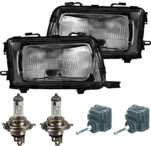 EISENFELS Bundle Set 106524274 erstellt mit Scheinwerfer rechts & links + Stellmotor Leuchtmittel H4 kompatibel