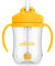 Dr. Brown's Milestones Baby's First Straw Cup, Training Cup with Weighted Straw, 9oz/270mL, Vintage Yellow, BPA Free, 6m+
