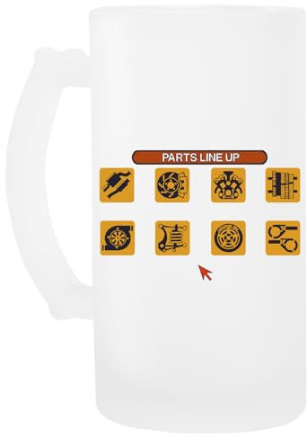 Luxogo Gran Turismo 2 Tune Menu Glas Bier Becher Beer Mug